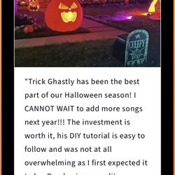 Pumpkin Singing Inflatable With 4K Projector.