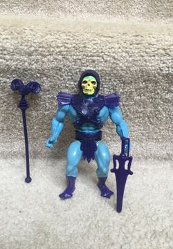 Vintage 1981 MOTU Skeletor Action Figure - Complete!