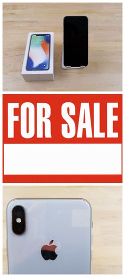 Apple iPhone X - 256GB - Silver