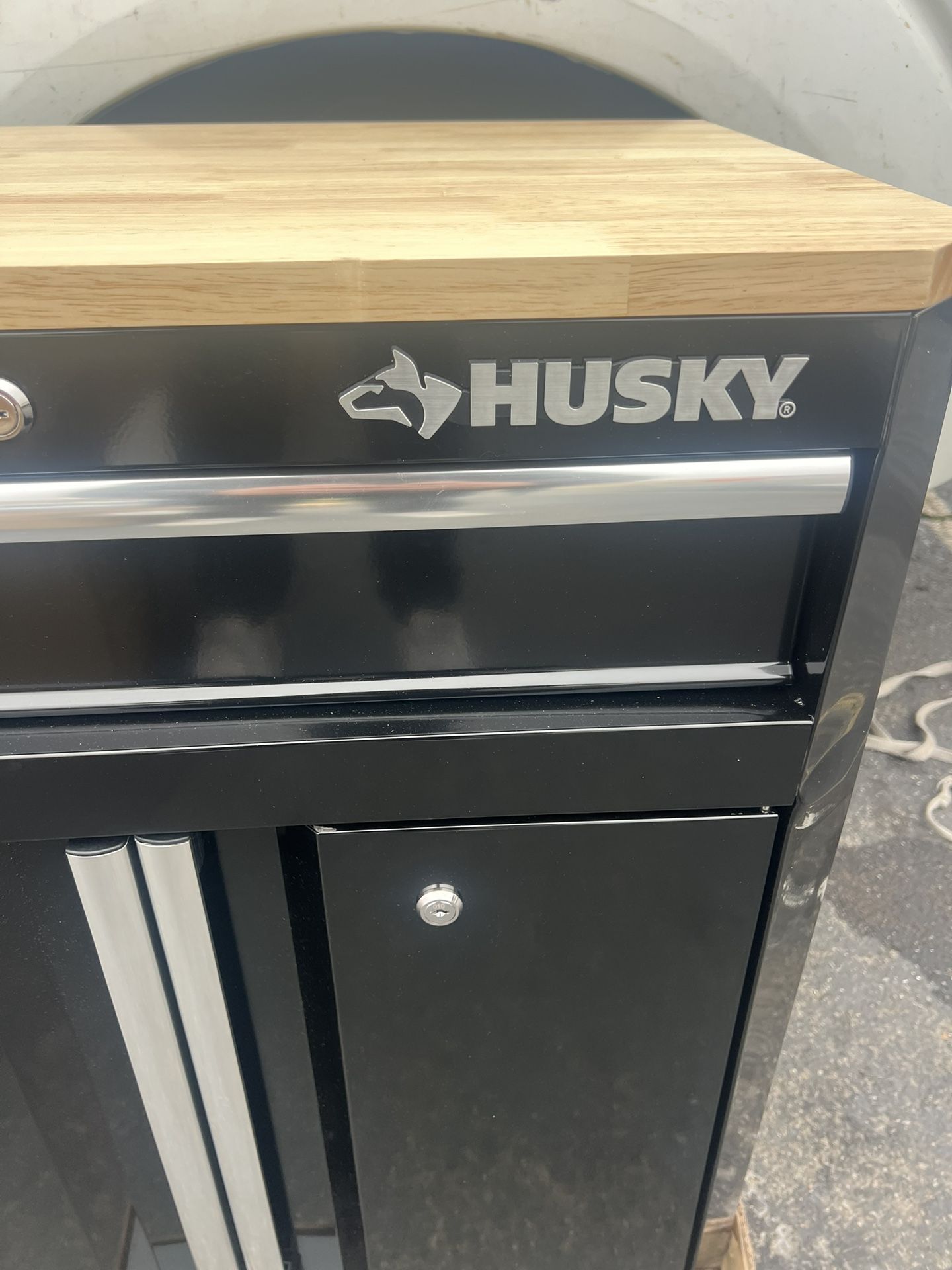 Ready to Assemble 24 Gauge Steel 1 Drawer 2 Door Garage Base Cabinet in Black (28 in. W x 32.8 in. H x 18.3 in. D) 3.2k