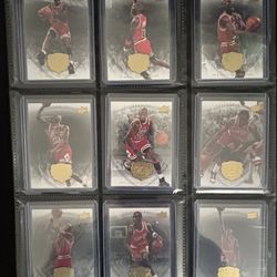 18 Card Michael Jordan Legacy Gold Lot 