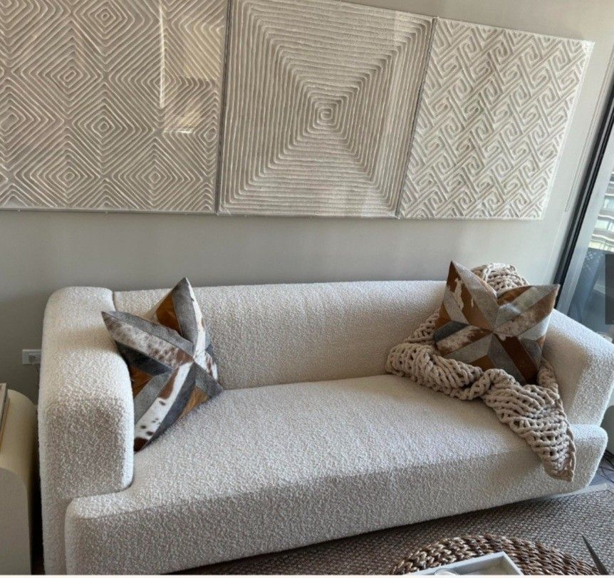 CB2 Terrain Boucle sofa