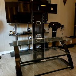 Black/glass TV Stand 