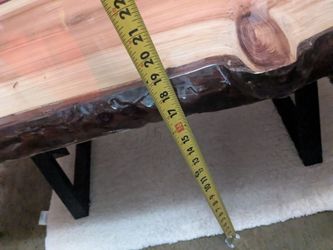 Redwood coffee table