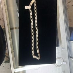 Silver Cuban Necklace
