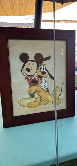 Mickey and Pluto