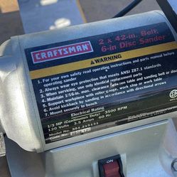Craftsman Disc Sander 