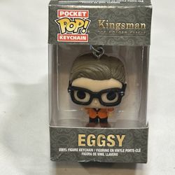 Funko Pocket POP! Keychain featuring Eggsy from the movie Kingsman: The Golden C