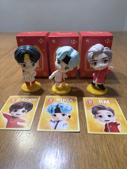 McDonald's BTS Tiny Tan Happy Meal toys - Encore Edition - Rap Line