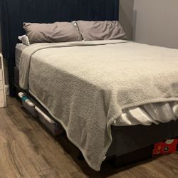 Bed Frame, Mattress and Box Spring 