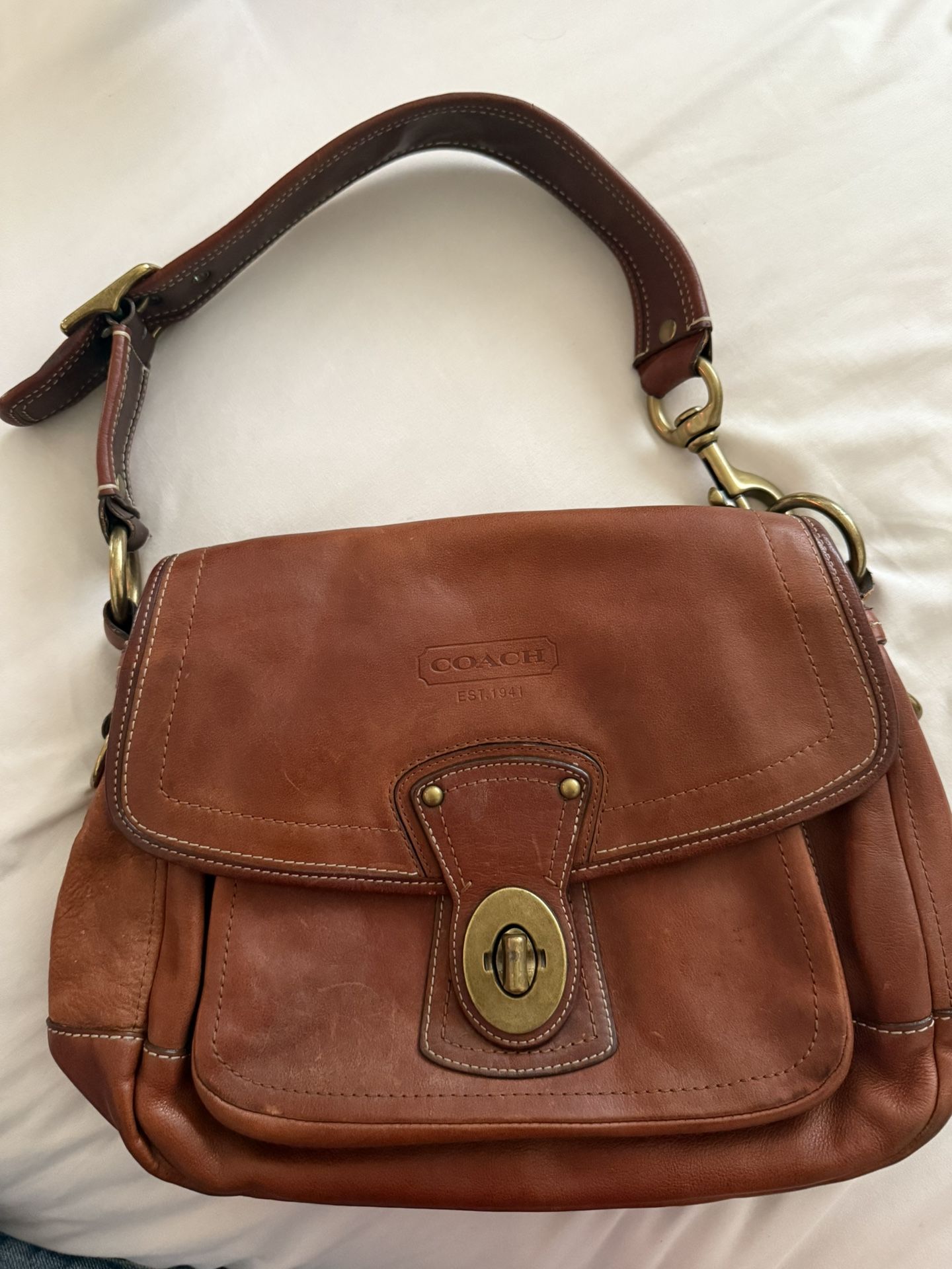 Vintage Coach Legacy Ali Bag in Whisky