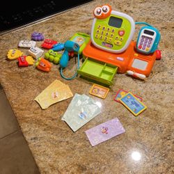 Cash Register With Scanable Food