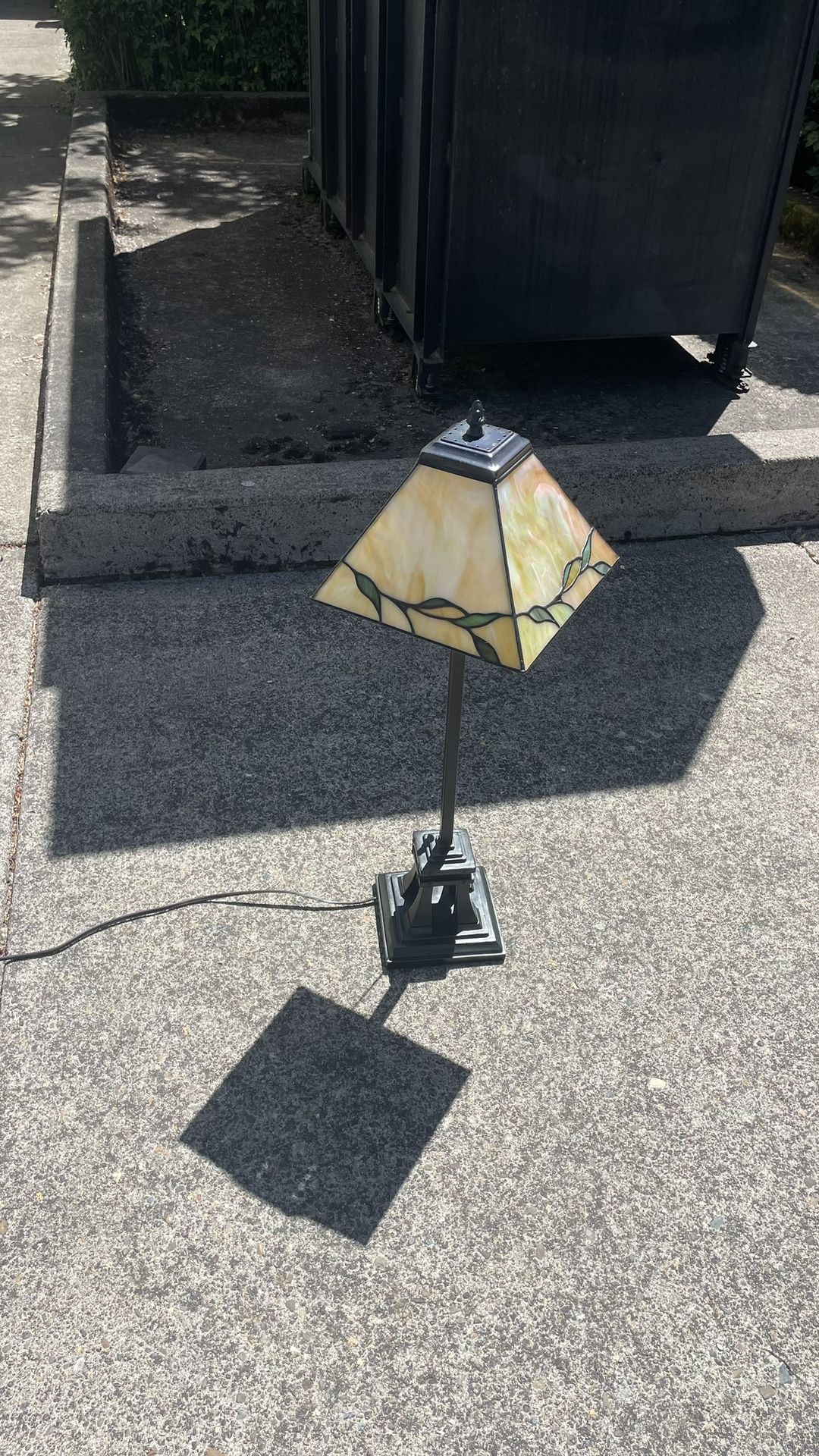Vintage tiffany style lamps set of two