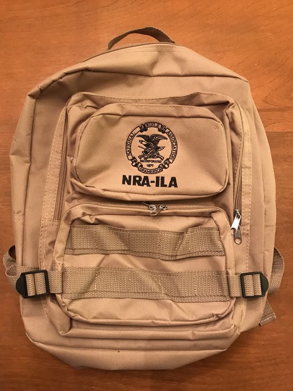 Nra Black Tactical Backpack IUCN Water
