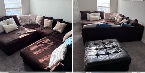 Sofa sectional & entertainment