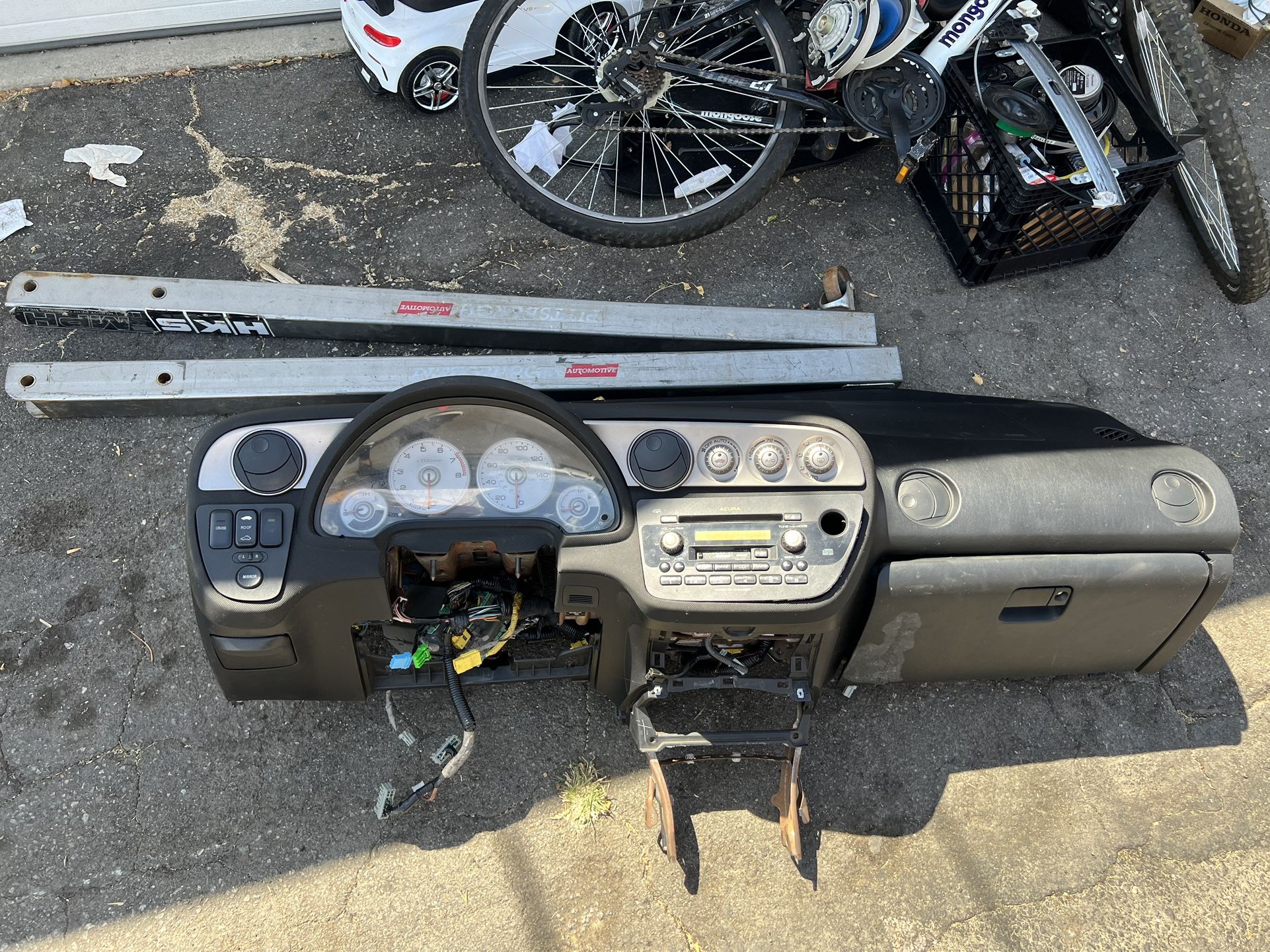 Acura RSX Type S Black Dashboard