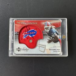 2007 NFL Sweet-Spot Rookie Signatures /399 Marshawn Lynch #131 Rookie Auto RC