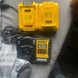 Dewalt Batteries, And Charger
