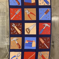 New Whimsical Workshop Tool Fabric (2 available)