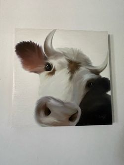 Sweet cow wall art