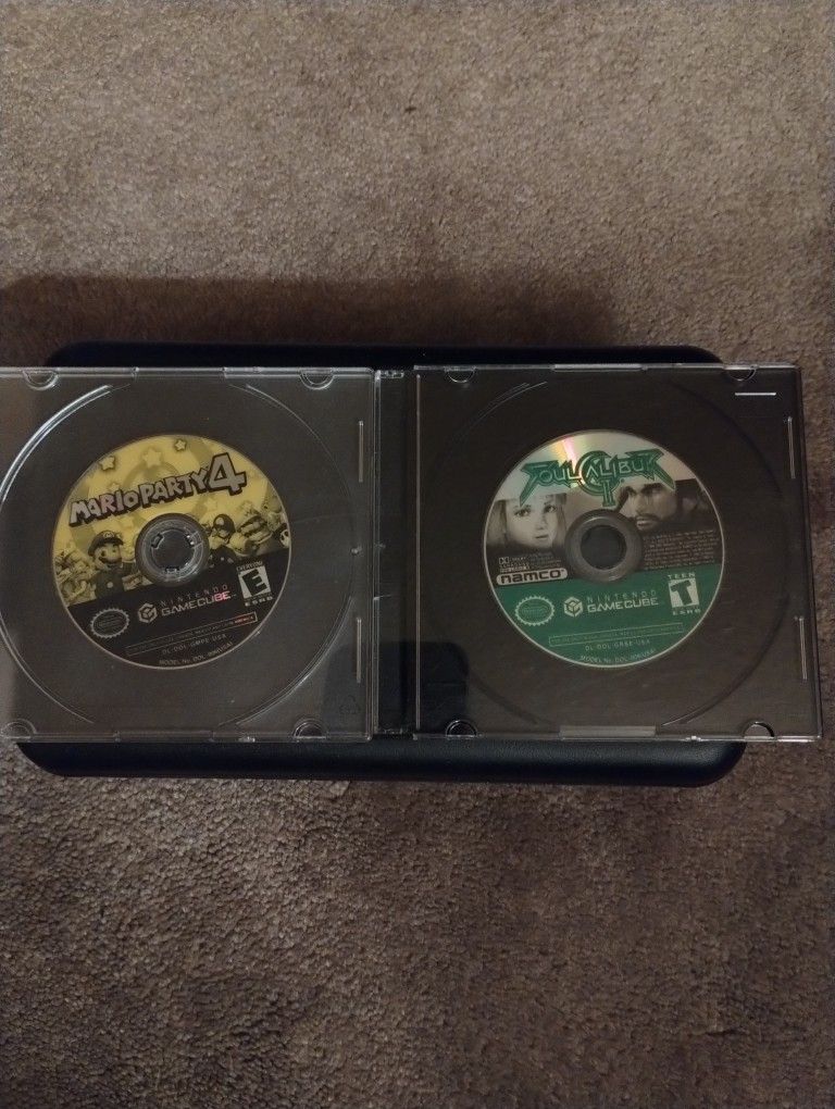 Mario Party 4 and Soulcalibur II for GameCube ( GC )