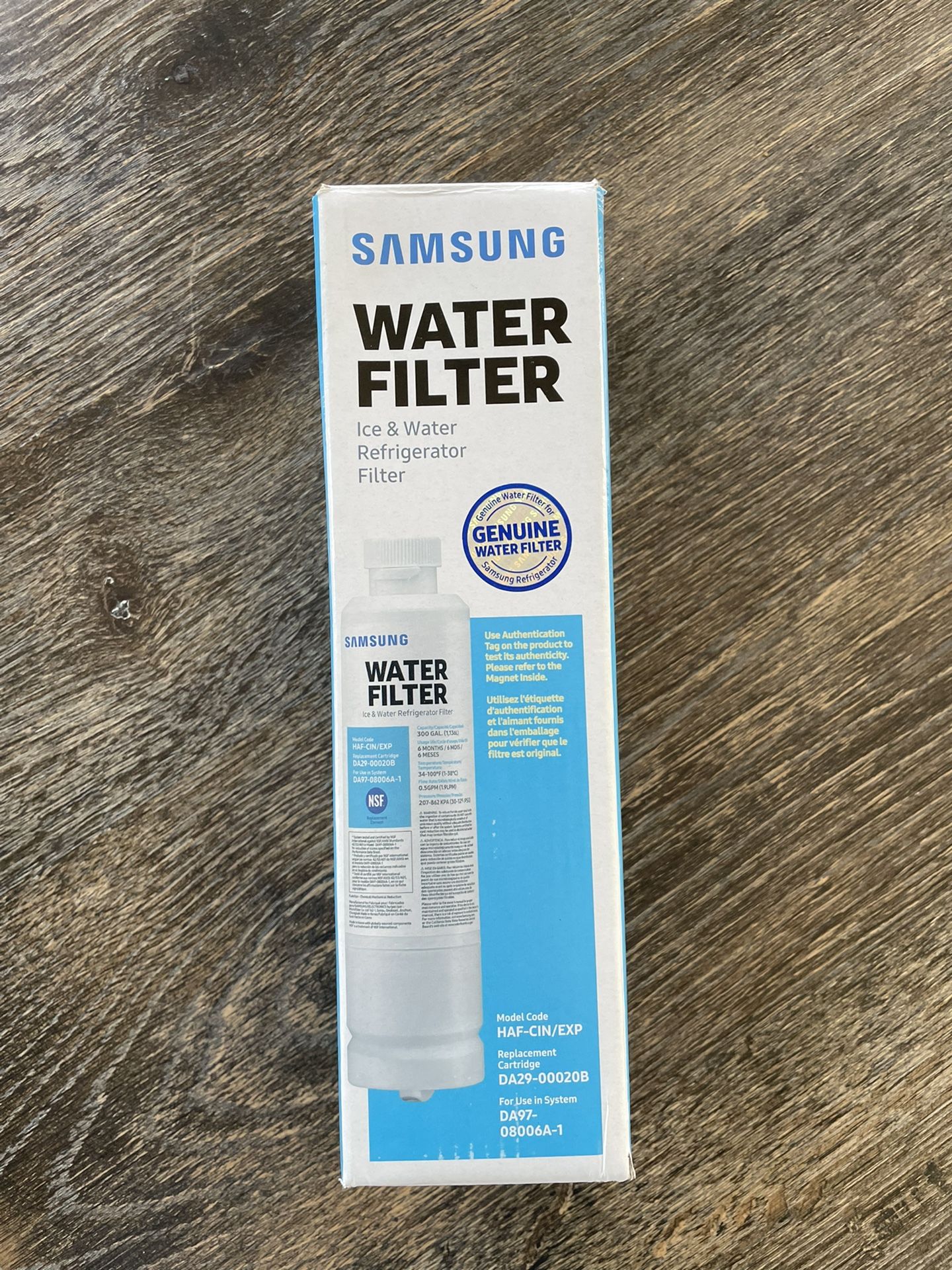 Samsung Electronics HAFCIN Samsung HAF-CIN/EXP Refrigerator Water Filter 1 Pack