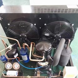 3HP walk in cooler indoor blower fan 1850cfm and outdoor condenser unit R404a 220V single phase