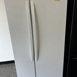 33 Inches Wide White Side By Side Kenmore Refrigerator