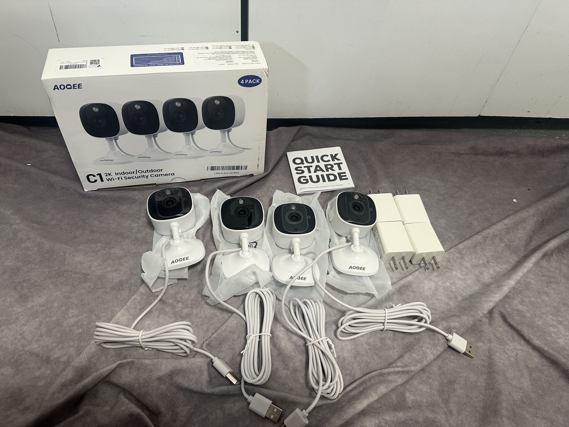 2K Home Security Cameras- Outdoor/Indoor
