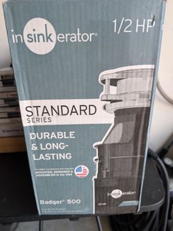 InSinkErator Badger 500 1/2 HP Garbage Disposal