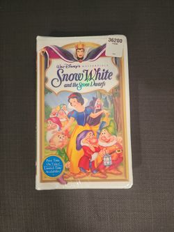 Walt Disney Snow White And The Seven Dwarfs Masterpiece Collection VHS (New)