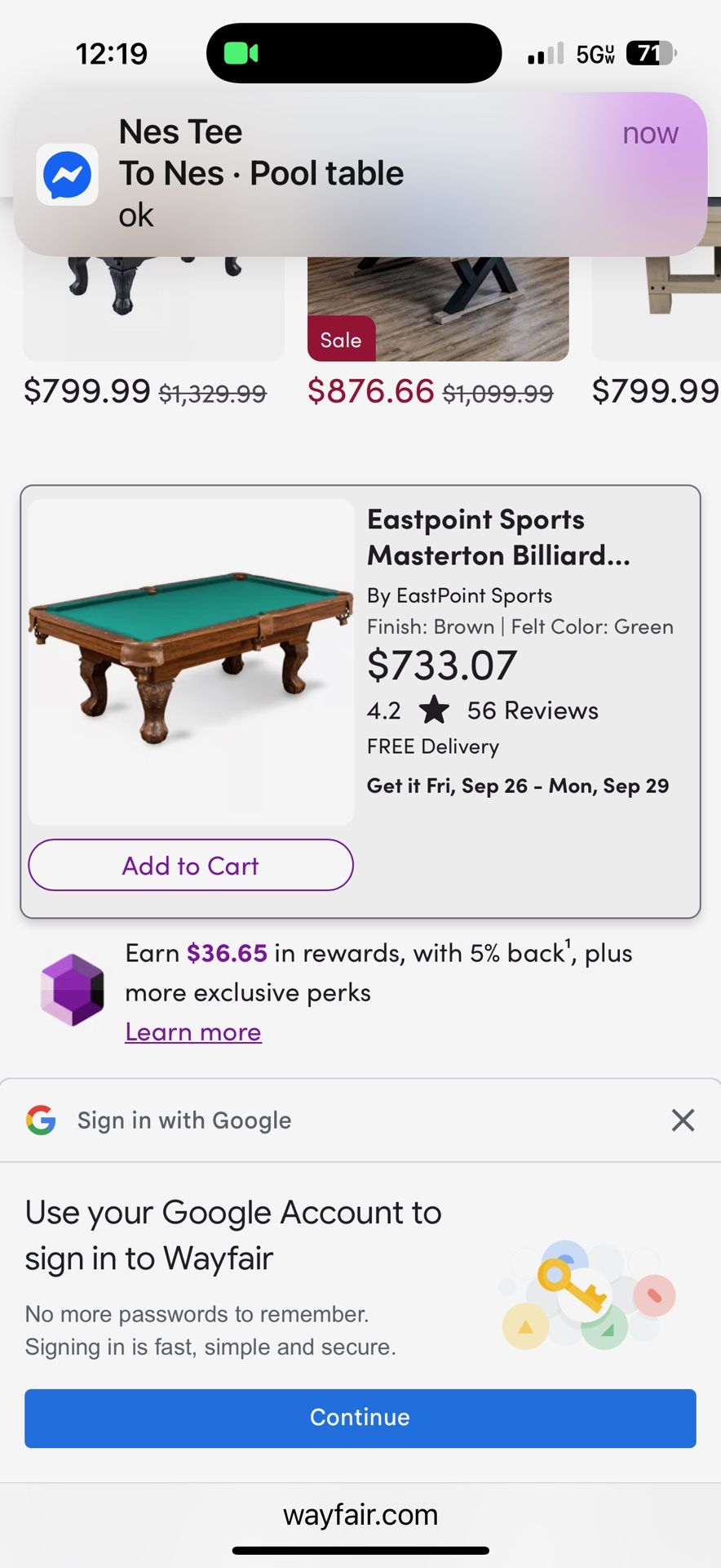 Pool Table