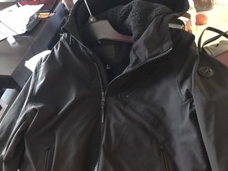 Michael kors jacket with fur inside