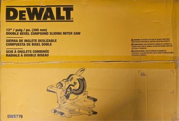 DeWalt DWS779 12" Double Bevel Sliding Miter Saw
