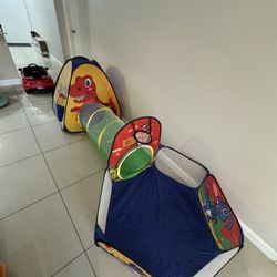 DINOSAUR PLAY PLAY SET (TENT + TUNNEL + PLAYHOUSE)