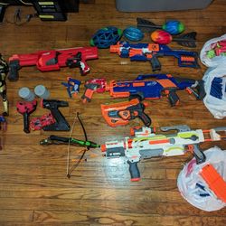 Nerf Gun Lot For A Great Deal! 