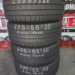 SET 4 LLANTAS 275 55 20 GOODYEAR ...280