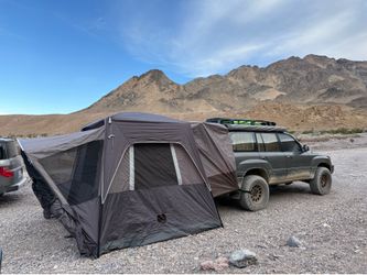 Timber Ridge SUV Tent with Screen room and Awning (Tan; 5-9 People)