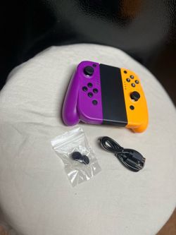 Nintendo Switch Joy-Cons / handheld console joy cons orange purple third party grips