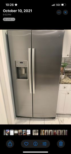 GE Side By Side Stainless Steel Refrigerator 