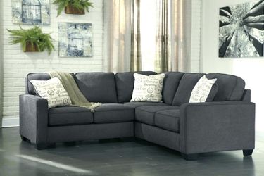 Charcoal grey sectional! Other couch and Loveseat saves here