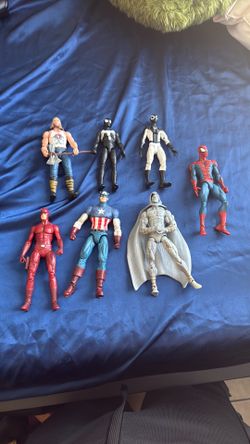 Marvel and DC action figures