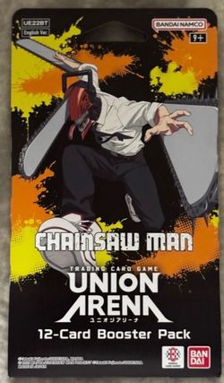 Union Arena Chainsaw Man sleeved Booster Packs