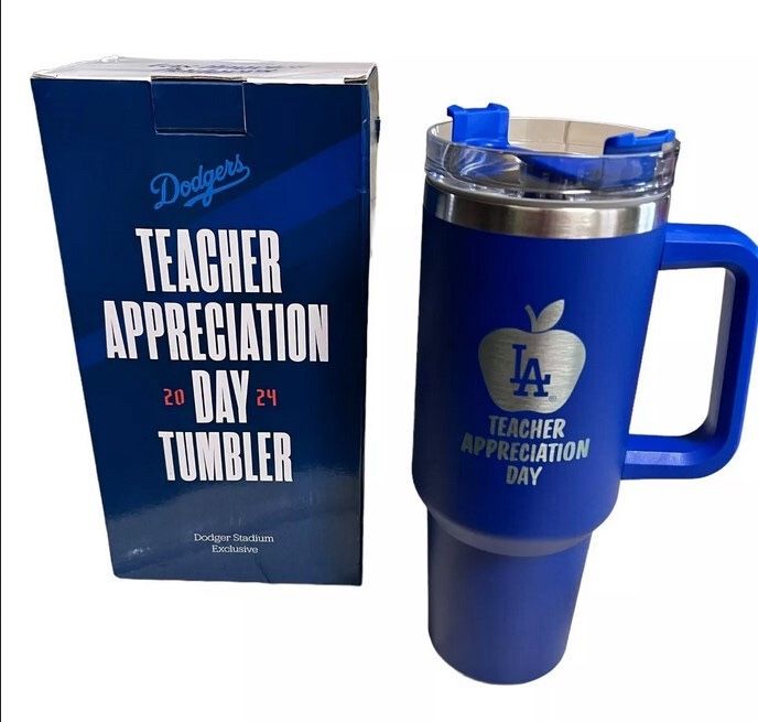 Teacher Appreciation Dodgers Cup Brand New