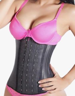 New! LadySlim Premium Black Latex Waist Trainer for Women Size 3X