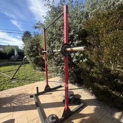 Heavy Duty - Squat Rack - Barbell - Weights