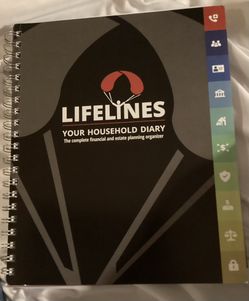 LIFELINES - YOUR HOUSEHOLD DIARY Available In Book Form $45 (local Pick-up) or PDF $24 (Purchase On Website) See Below
