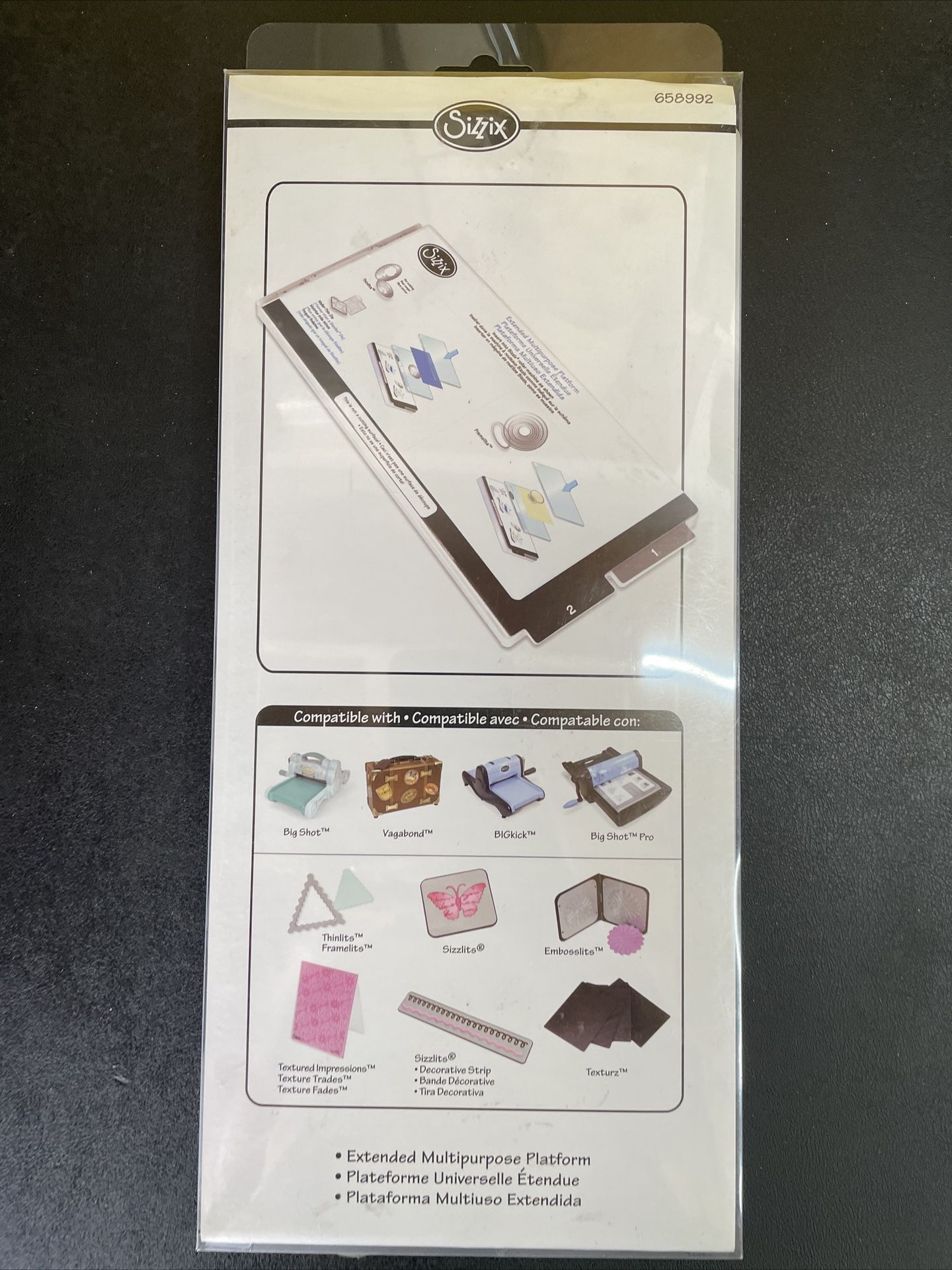 Sizzix BIGkick/Big Shot/Vagabond Extended Multipurpose Platform 14.125"X6.25"X.8