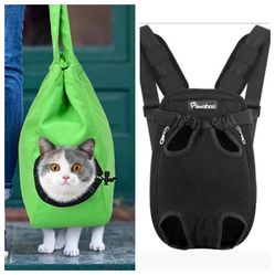 Pet Chest Harness + Pet Bag Leash Holder Thing 