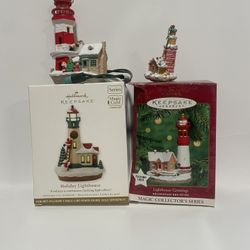 Magic Cord Lighthouse Ornaments